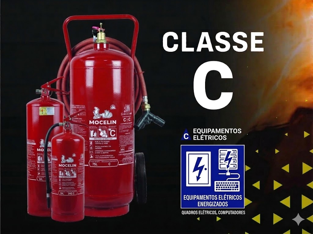 Extintor de CO₂ Classe C